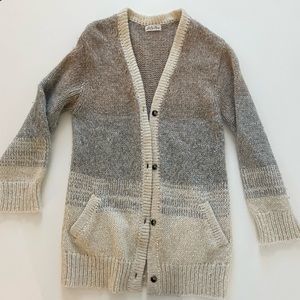 LoveShackFancy Stripe Color block Cardigan Sweater Size Small